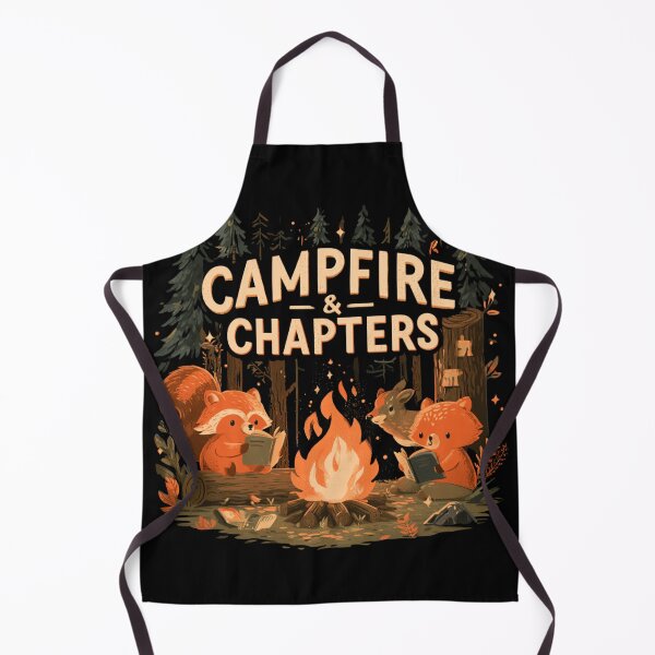 Item preview, Campfire&Chapters - Bookclub - Cozy Forest Reading Animals designed and sold by AceEye.