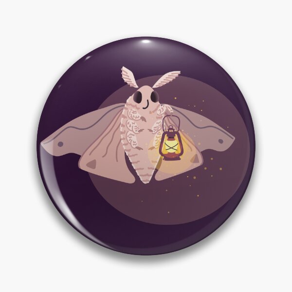 Item preview, Cute Moth With A Lamp designed and sold by SpottedPilot.