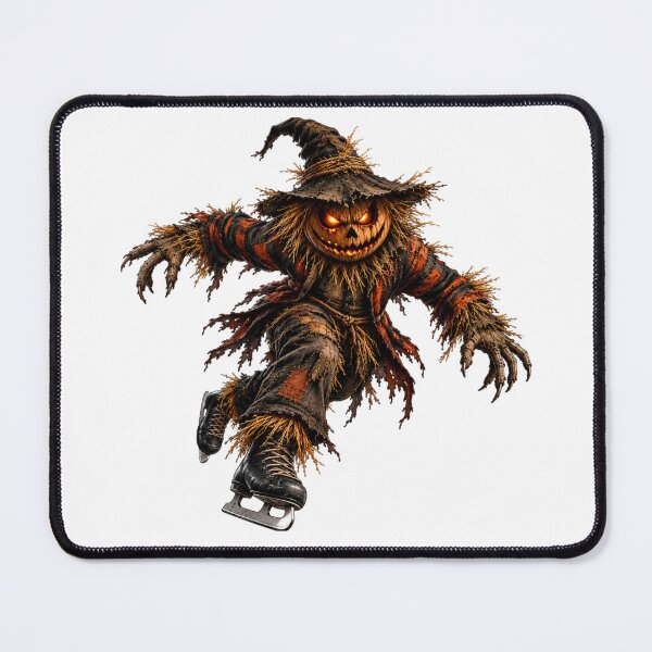 Item preview, Ice Skating Pumpkin Scarecrow Gothic Horror Fantasy designed and sold by Addy77shop.
