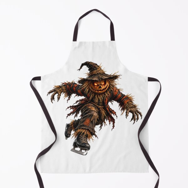 Item preview, Ice Skating Pumpkin Scarecrow Gothic Horror Fantasy designed and sold by Addy77shop.