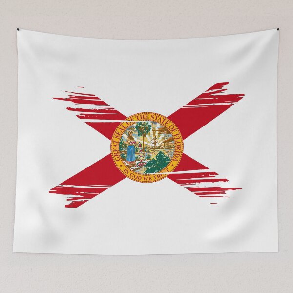 Item preview, Florida Distressed Flag Veteran Gift Military Pride FL designed and sold by shitpostee.
