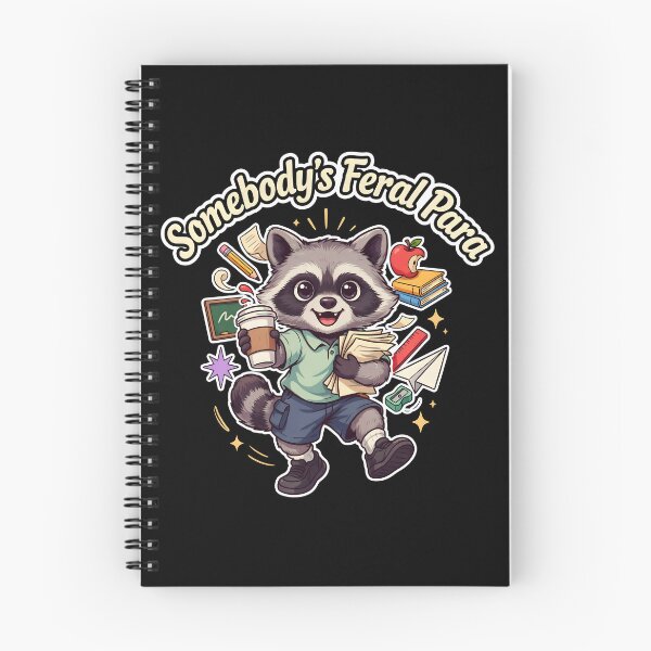 Item preview, Somebody’s Feral Para Paraprofessional Humor Raccoon designed and sold by Redgiant87x.