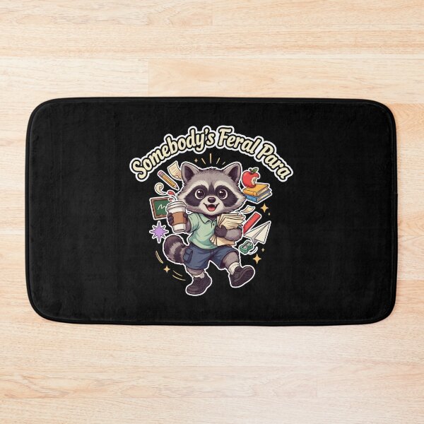 Item preview, Somebody’s Feral Para Paraprofessional Humor Raccoon designed and sold by Redgiant87x.