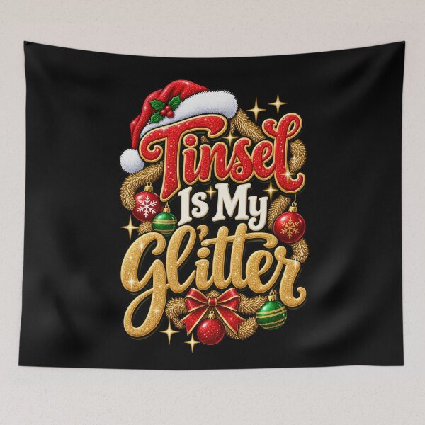 Item preview, Tinsel Is My Glitter designed and sold by RockitBaby.