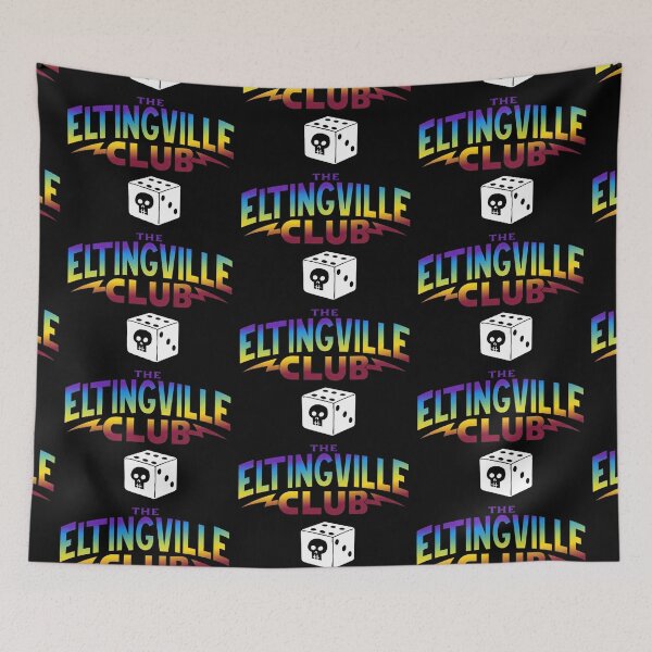 Item preview, ELTINGVILLE CLUB (logo + dice) designed and sold by frikybomb.