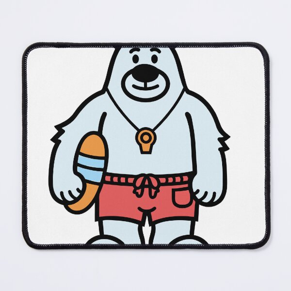 Item preview, Polar Bear Lifeguard with Rescue Tube designed and sold by BysonDesigns.