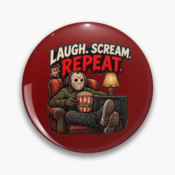 Artikelvorschau, Frightday Lachen Schreien Wiederholen entworfen und verkauft von FrightDay.