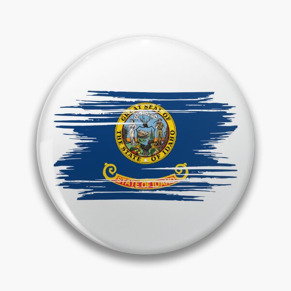 Item preview, Idaho Distressed Flag Veteran Gift Military Pride ID designed and sold by shitpostee.