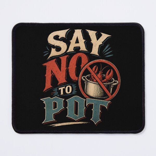 Item preview, Say No to Pot Lobster Kitchen Graphic designed and sold by Creative-Sanc.