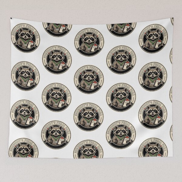 Item preview, Somebody’s Feral Para Funny Paraeducator Raccoon Meme designed and sold by Redgiant87x.