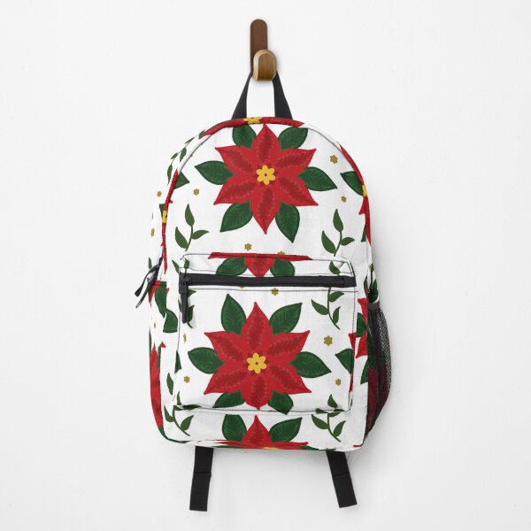 Item preview, Christmas Poinsettia Floral Pattern designed and sold by HopeAndHustle.