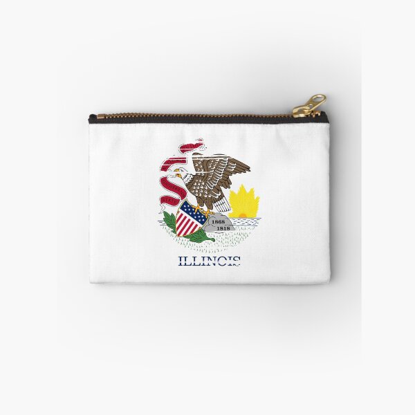 Artikelvorschau, Illinois-Flagge im Used-Look – Geschenk für Veteranen – Militärstolz aus Illinois entworfen und verkauft von shitpostee.
