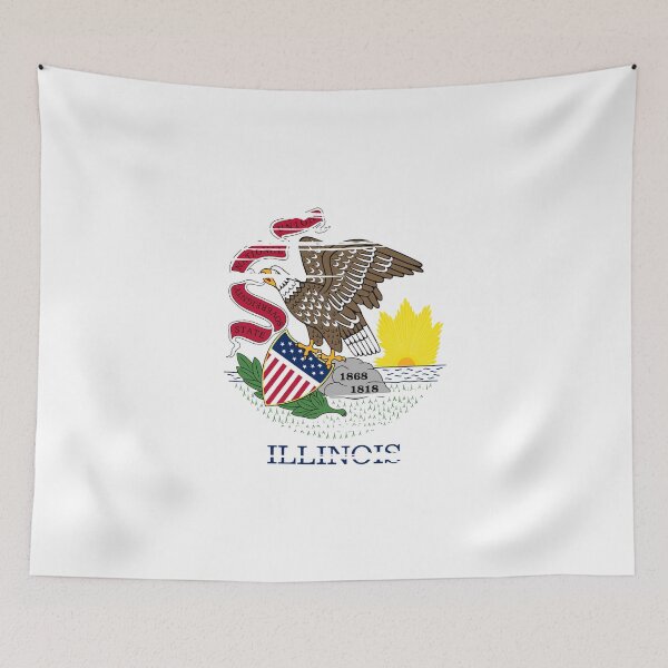 Item preview, Illinois Distressed Flag Veteran Gift Military Pride IL designed and sold by shitpostee.