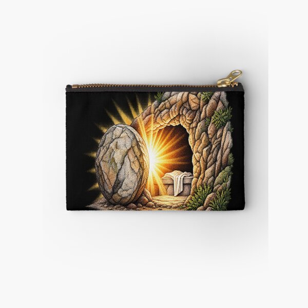 Item preview, Empty Tomb Resurrection Light Stippled Christian Artwork designed and sold by Francisbb.