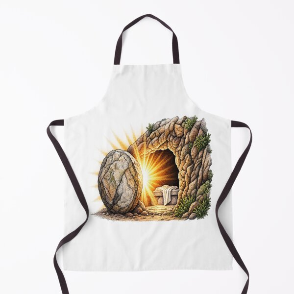 Item preview, Empty Tomb Resurrection Light Stippled Christian Artwork designed and sold by Francisbb.