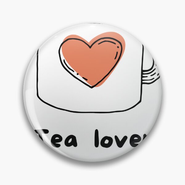Item preview, Tea Lover - Cute Heart Mug Minimalist Tea designed and sold by PreetPunjabArt.