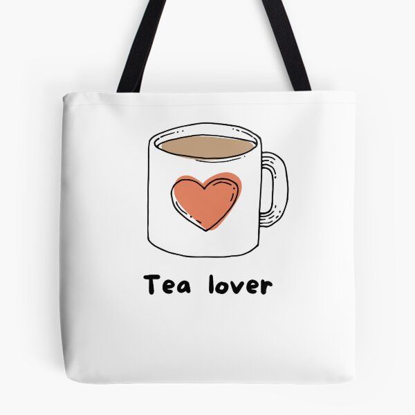 Item preview, Tea Lover - Cute Heart Mug Minimalist Tea designed and sold by PreetPunjabArt.