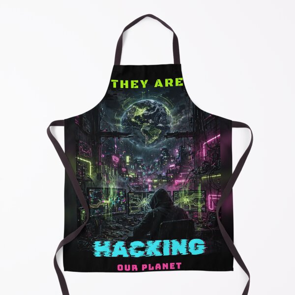 Item preview, They Are Hacking Our Planet designed and sold by FitEnvy.