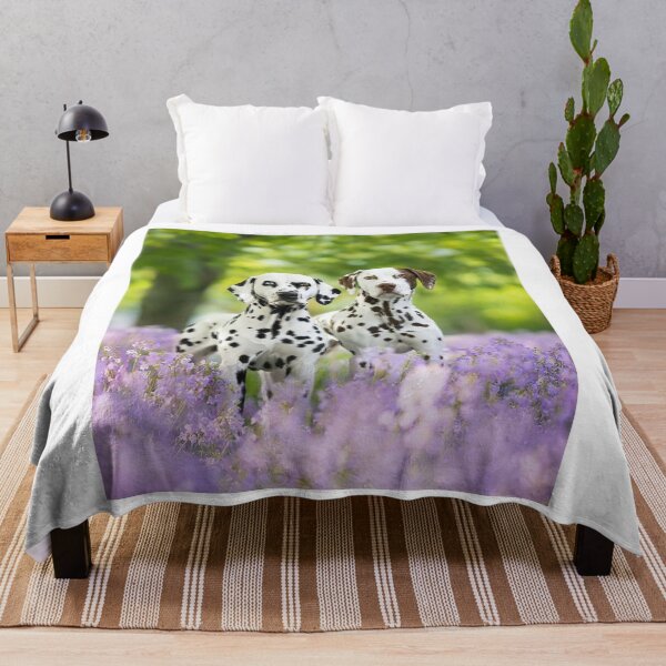Item preview, Two Dalmatian Dogs Standing in a Field designed and sold by VanGaldo.