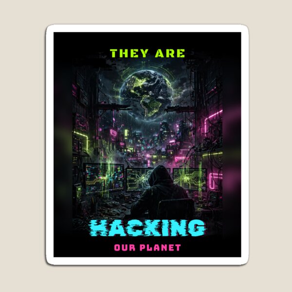 Item preview, They Are Hacking Our Planet designed and sold by FitEnvy.