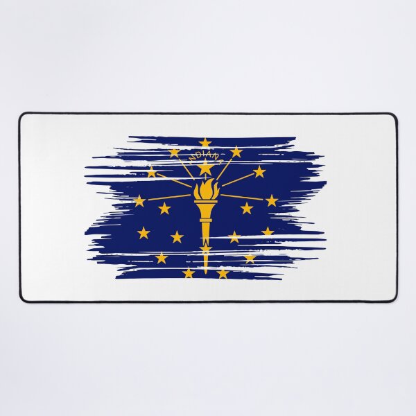 Item preview, Indiana Distressed Flag Veteran Gift Military Pride IN designed and sold by shitpostee.