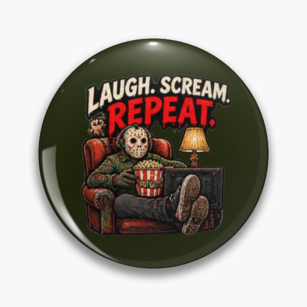 Artikelvorschau, Frightday Lachen Schreien Wiederholen entworfen und verkauft von FrightDay.