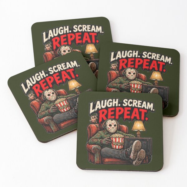 Item preview, Frightday Laugh Scream Repeat designed and sold by FrightDay.