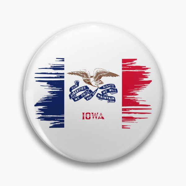 Item preview, Iowa Distressed Flag Veteran Gift Military Pride IA designed and sold by shitpostee.