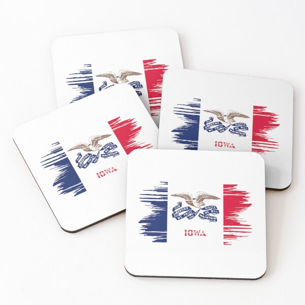 Item preview, Iowa Distressed Flag Veteran Gift Military Pride IA designed and sold by shitpostee.