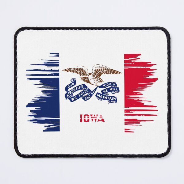 Item preview, Iowa Distressed Flag Veteran Gift Military Pride IA designed and sold by shitpostee.
