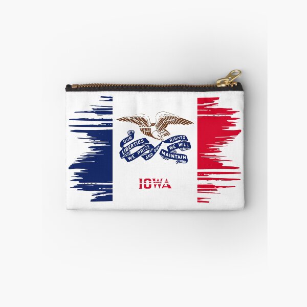 Item preview, Iowa Distressed Flag Veteran Gift Military Pride IA designed and sold by shitpostee.