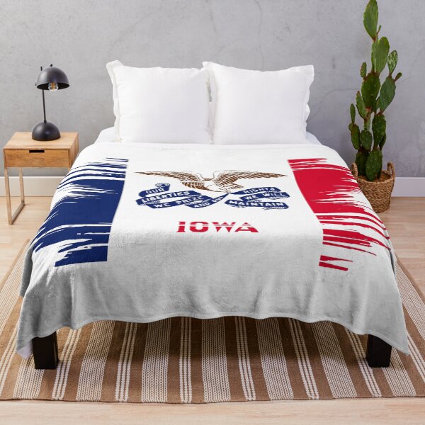 Item preview, Iowa Distressed Flag Veteran Gift Military Pride IA designed and sold by shitpostee.