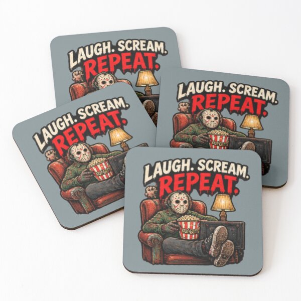 Item preview, Frightday Laugh Scream Repeat designed and sold by FrightDay.