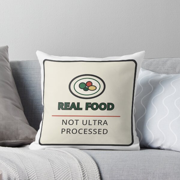 Item preview, Real Food Not Ultra Processed Sticker Wellness Gift designed and sold by Jacqueline Flynt.