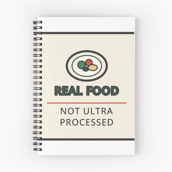 Item preview, Real Food Not Ultra Processed Sticker Wellness Gift designed and sold by Jacqueline Flynt.