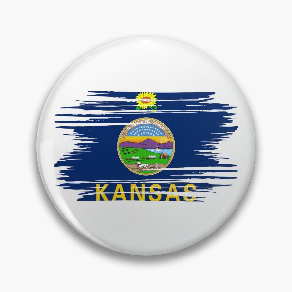Item preview, Kansas Distressed Flag Veteran Gift Military Pride KS designed and sold by shitpostee.