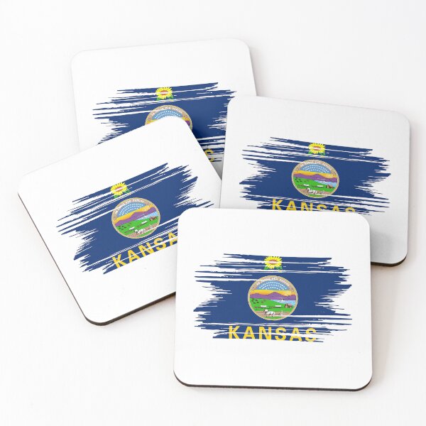 Item preview, Kansas Distressed Flag Veteran Gift Military Pride KS designed and sold by shitpostee.