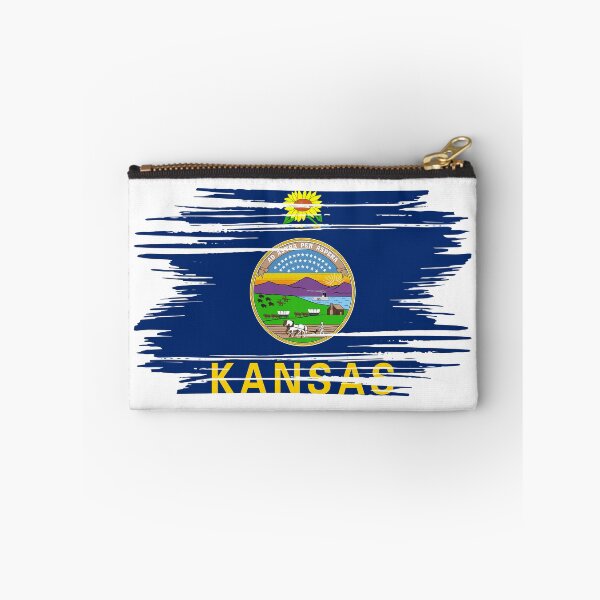 Item preview, Kansas Distressed Flag Veteran Gift Military Pride KS designed and sold by shitpostee.