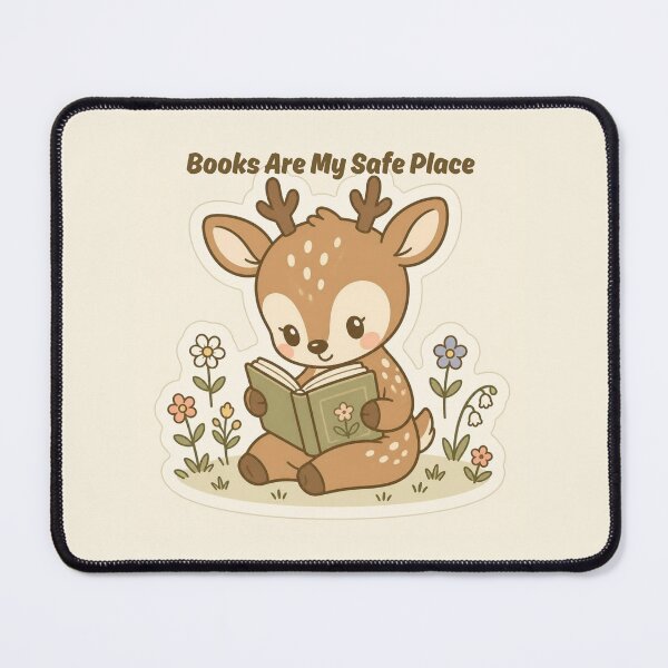 Item preview, Books are my safe place designed and sold by creativityisfun.