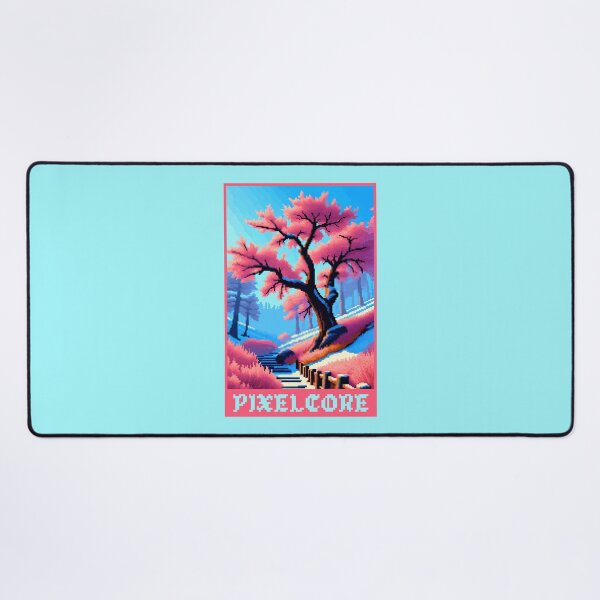 Item preview, Winter Japanese Cherry Blossom Tree Park Pixel Art {PIXELCORE} designed and sold by PIXELCORE-TEE.