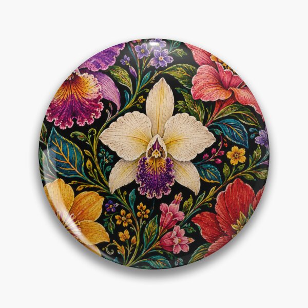 Item preview, Colombian Folk Flowers – Wayuu Inspired Floral Garden designed and sold by MarekoraStudio.