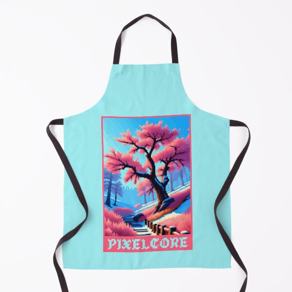 Item preview, Winter Japanese Cherry Blossom Tree Park Pixel Art {PIXELCORE} designed and sold by PIXELCORE-TEE.