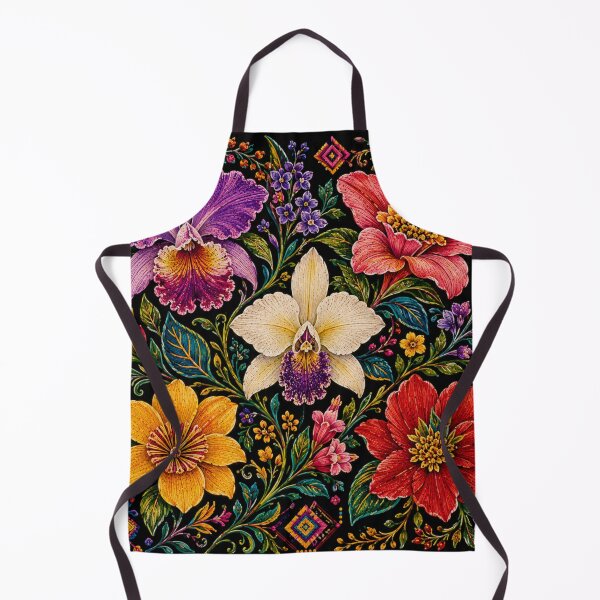 Item preview, Colombian Folk Flowers – Wayuu Inspired Floral Garden designed and sold by MarekoraStudio.