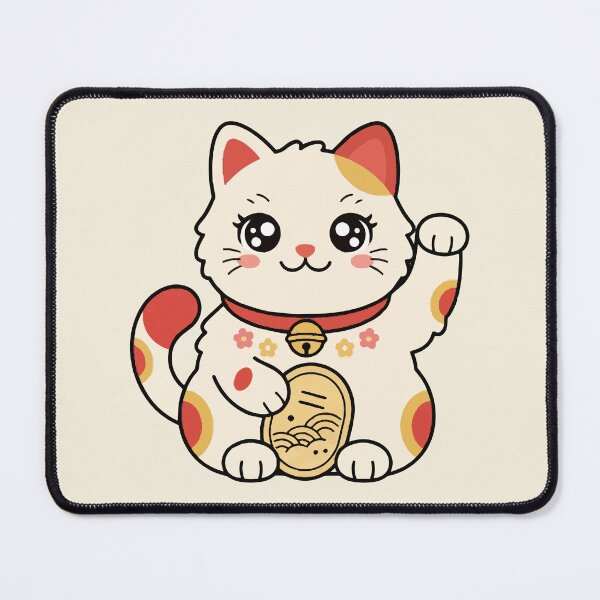 Item preview, Kawaii Lucky Cat Maneki Neko Japanese Anime designed and sold by Maria Garcia´s.