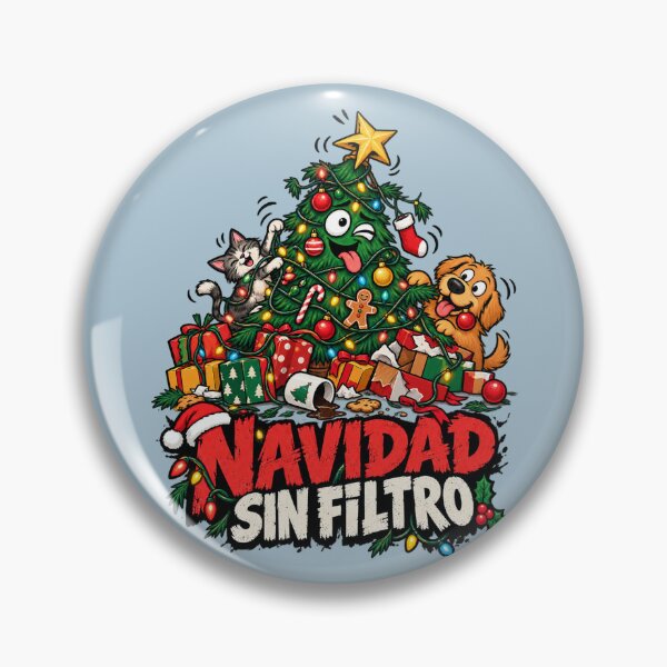 Item preview, Navidad Sin Filtro – Humor navideño caótico designed and sold by warlistop.