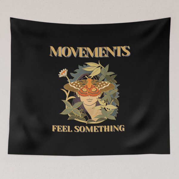 Item preview, Movements - A Harsh World For a Gentle Soul - Living Apology designed and sold by HexPopArt.