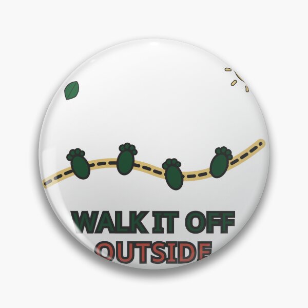 Item preview, Walk It Off Outside Sticker Funny Wellness Gift designed and sold by Jacqueline Flynt.
