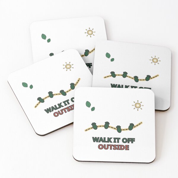 Item preview, Walk It Off Outside Sticker Funny Wellness Gift designed and sold by Jacqueline Flynt.