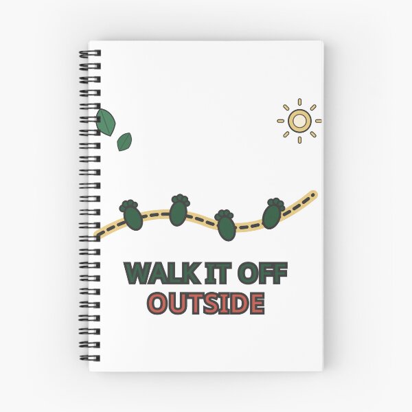 Item preview, Walk It Off Outside Sticker Funny Wellness Gift designed and sold by Jacqueline Flynt.