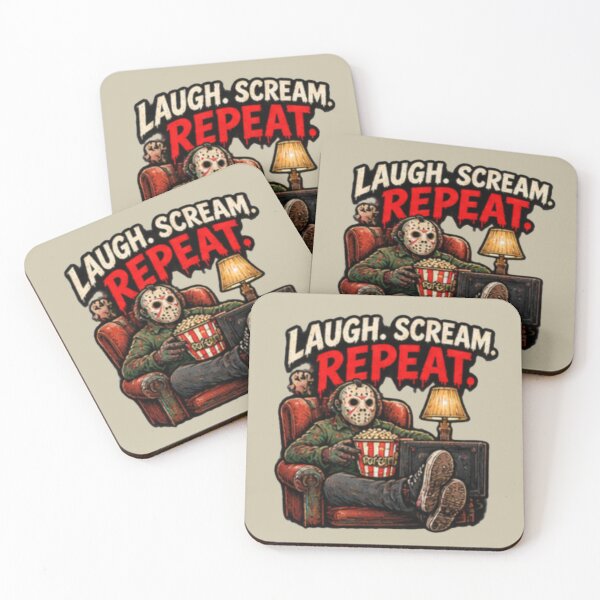 Item preview, Frightday Laugh Scream Repeat designed and sold by FrightDay.
